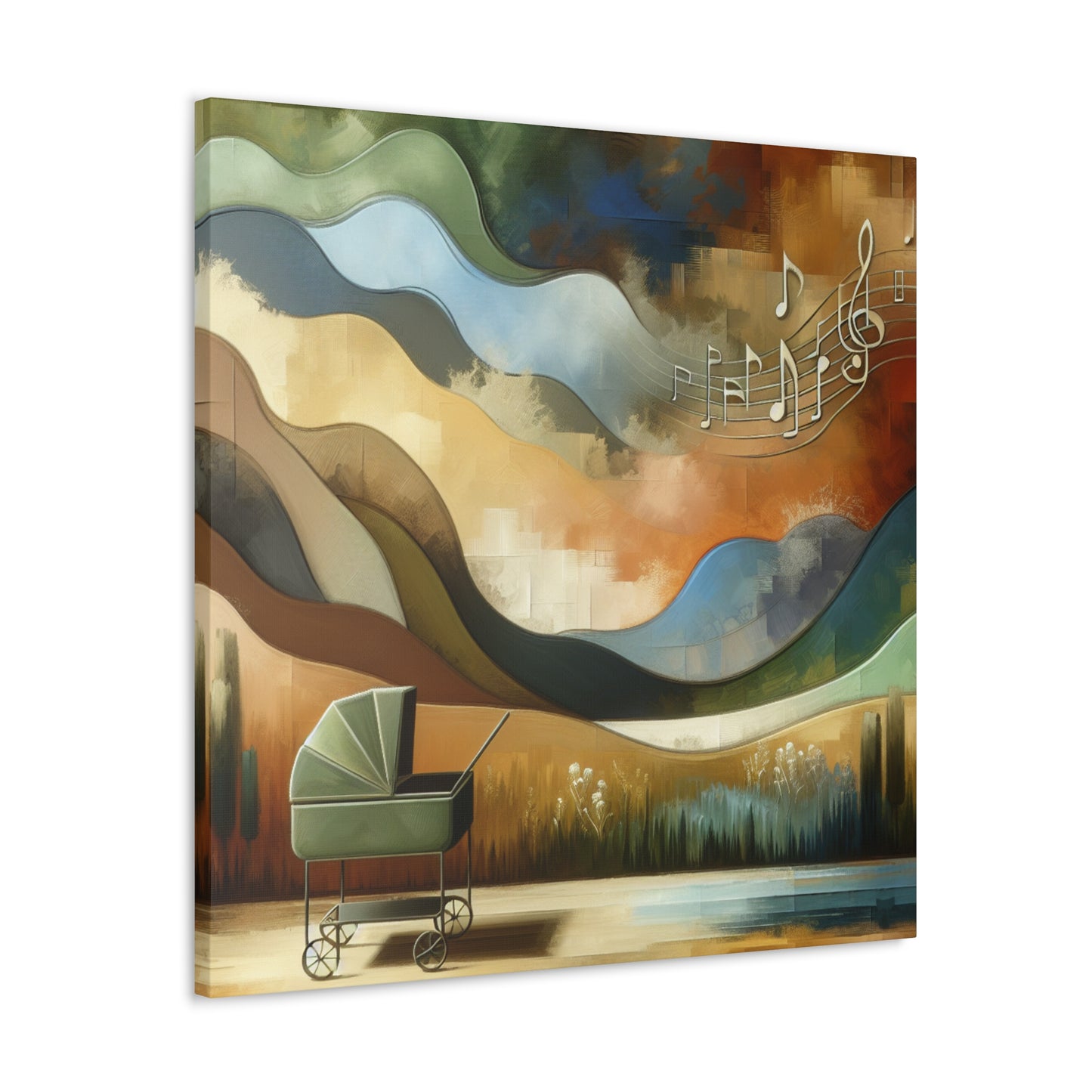 Whispering Melodies in Nature - Canvas