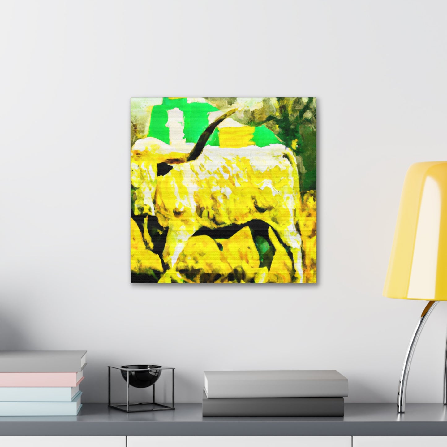 "Texas Longhorn Majesty" - Canvas