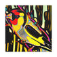 "American Goldfinch Flight" - Canvas