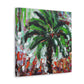 Palm Tree Paradise Scene - Canvas