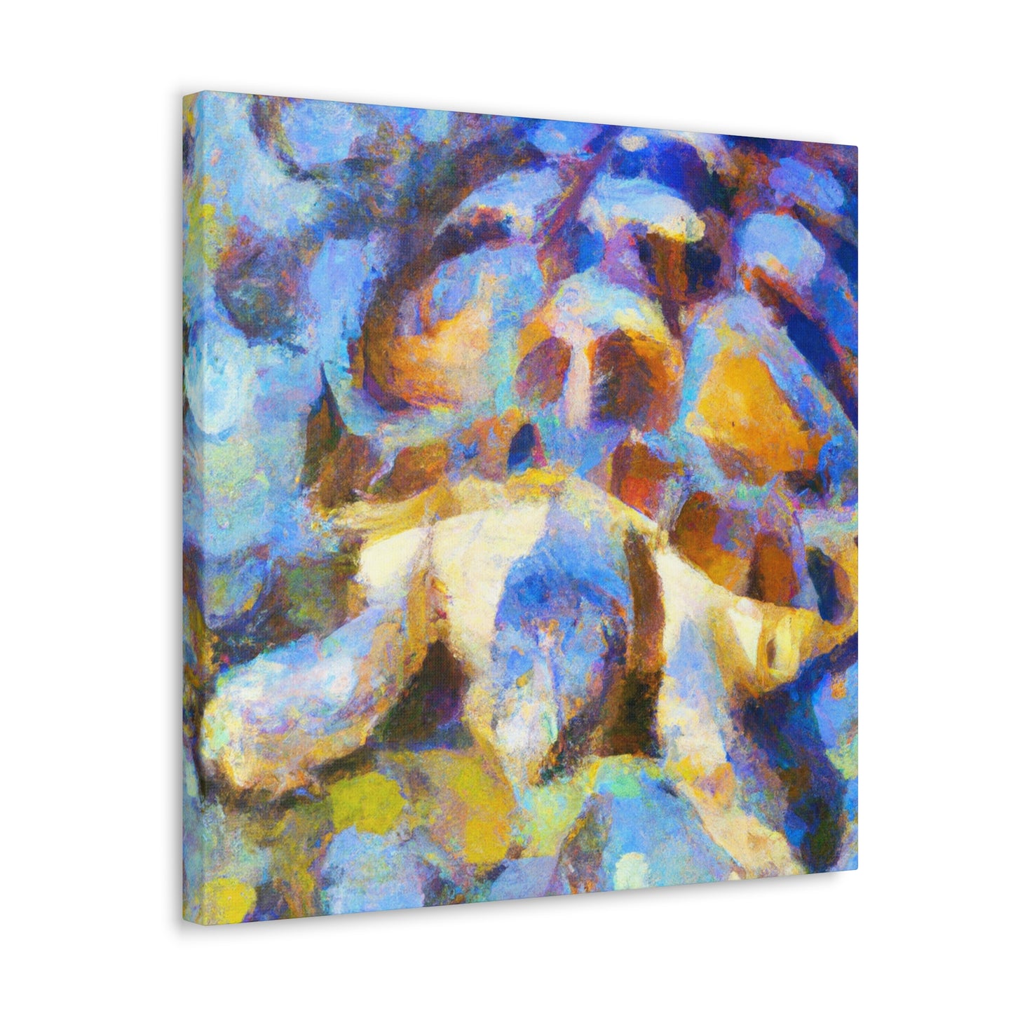 "Box Turtle in Impressionism" - Canvas