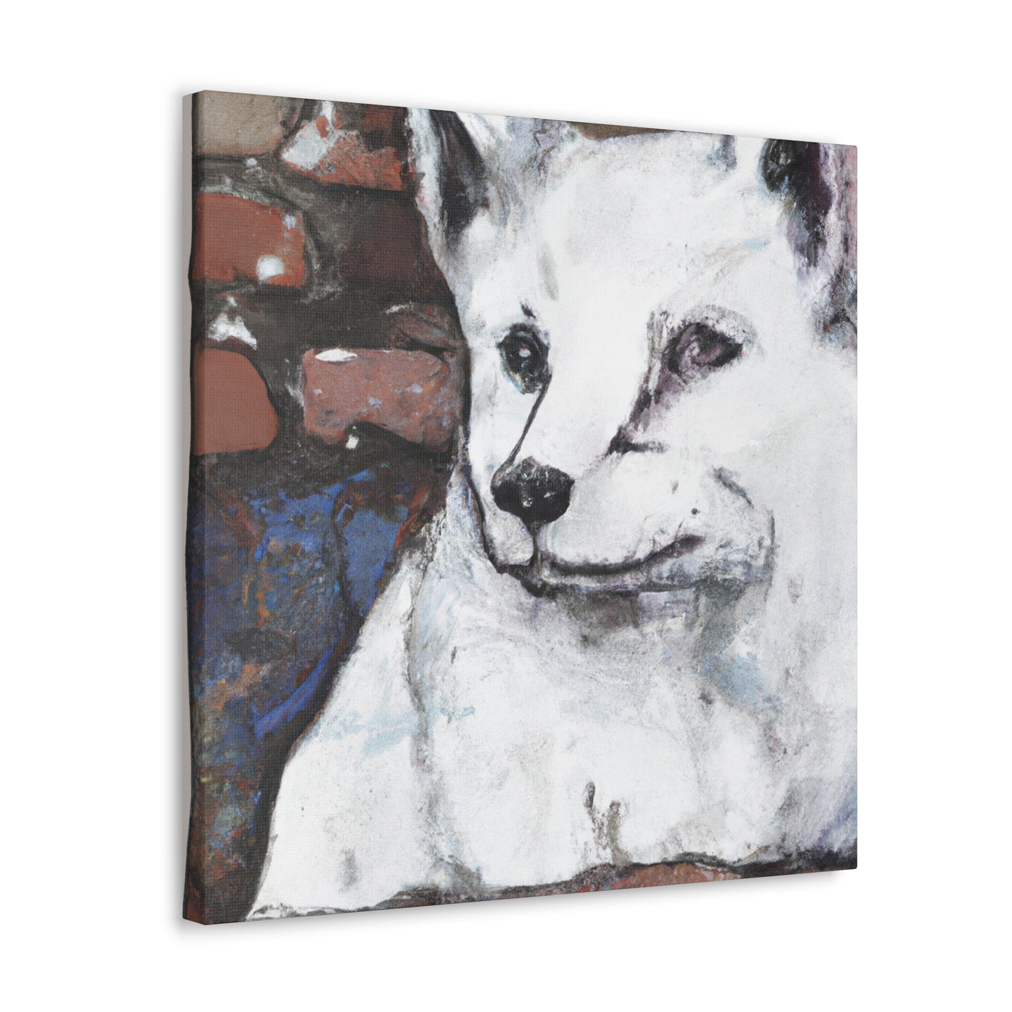 Arctic Fox Winter Dance - Canvas