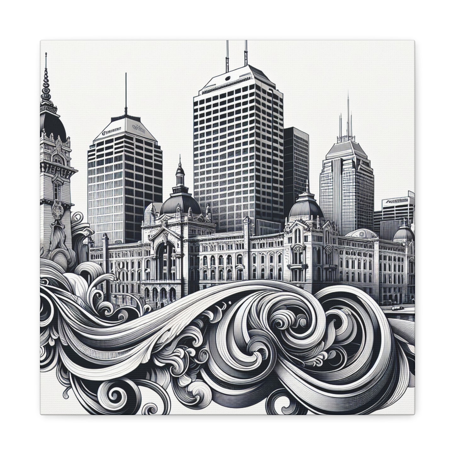 "Indy's Renaissance Splendor" - Canvas