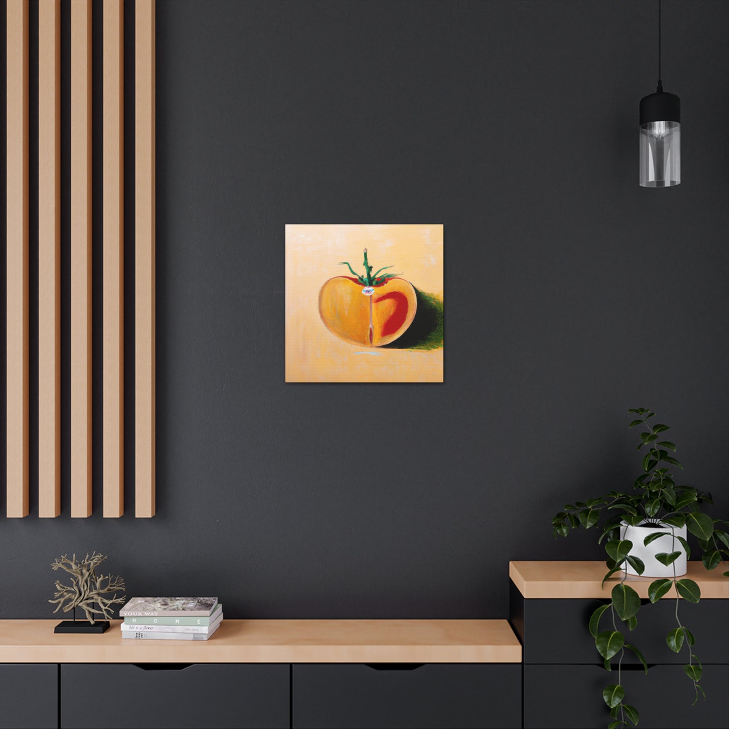 Tomato Radiant Glows - Canvas