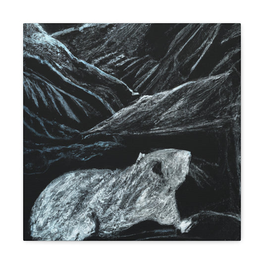 Marmot in Meditation - Canvas