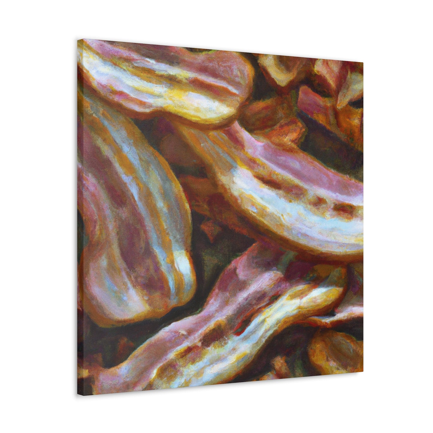 "Sizzling Bacon Realism" - Canvas