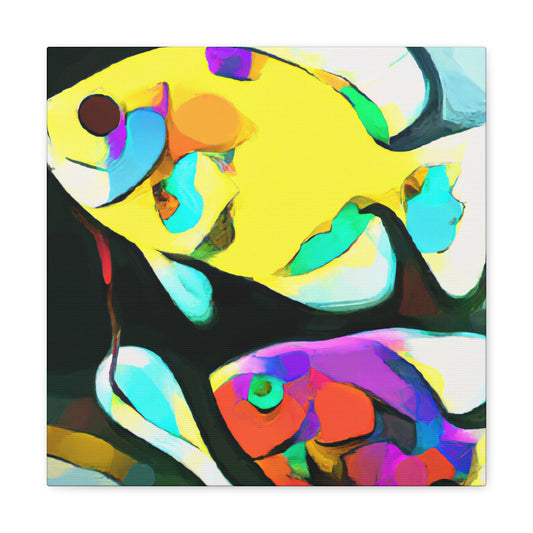 Rainbow Fish Reflection - Canvas