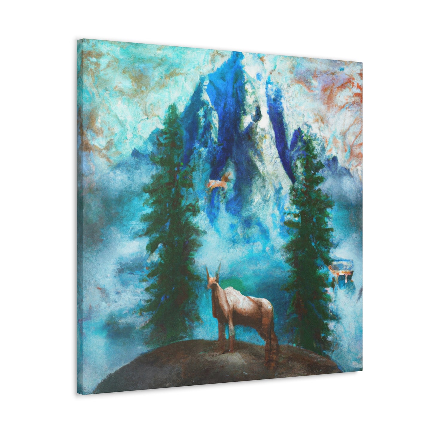 "Chamois in Surrealism" - Canvas