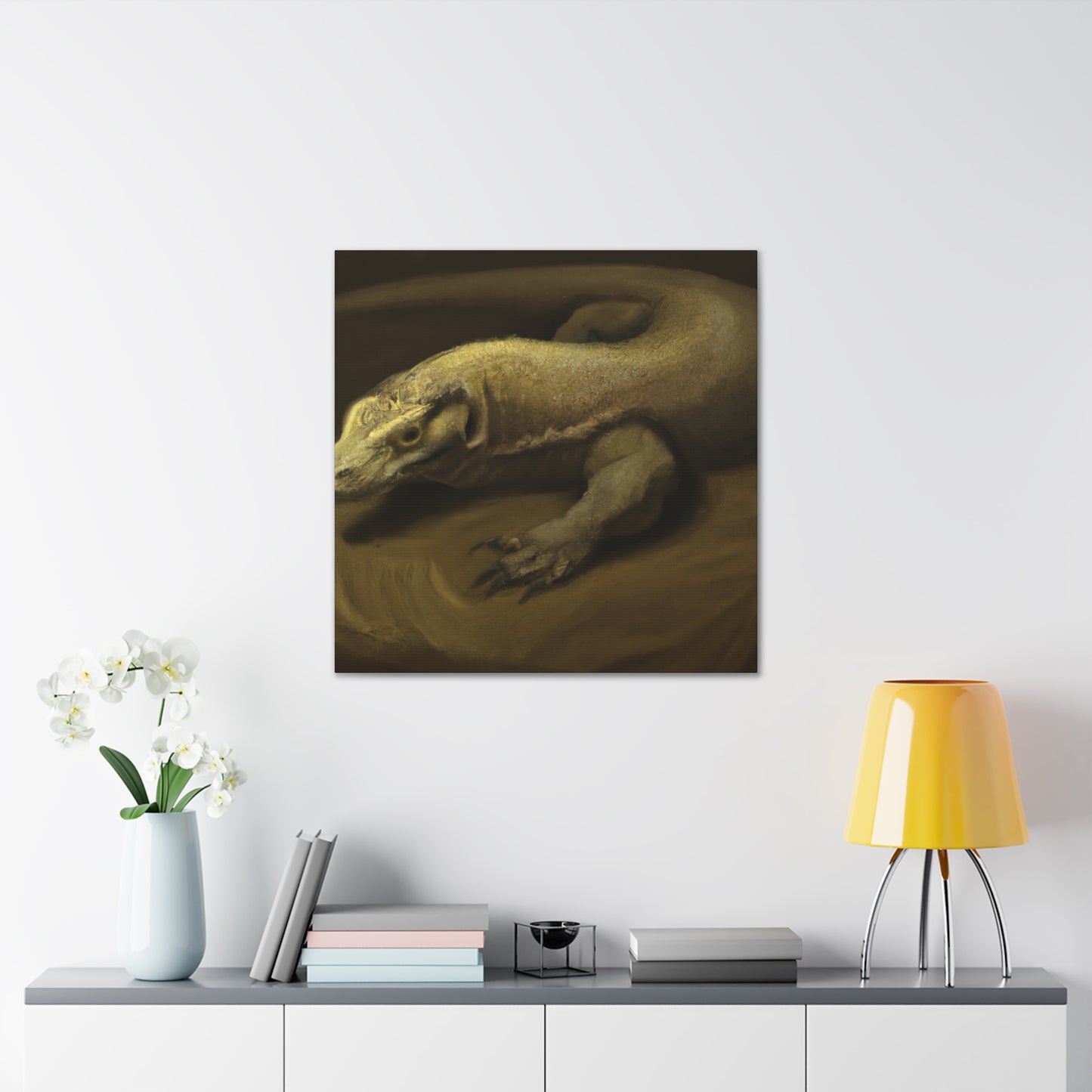 Komodo Dragon Majesty - Canvas