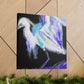 "Snowy Egret Reverie" - Canvas