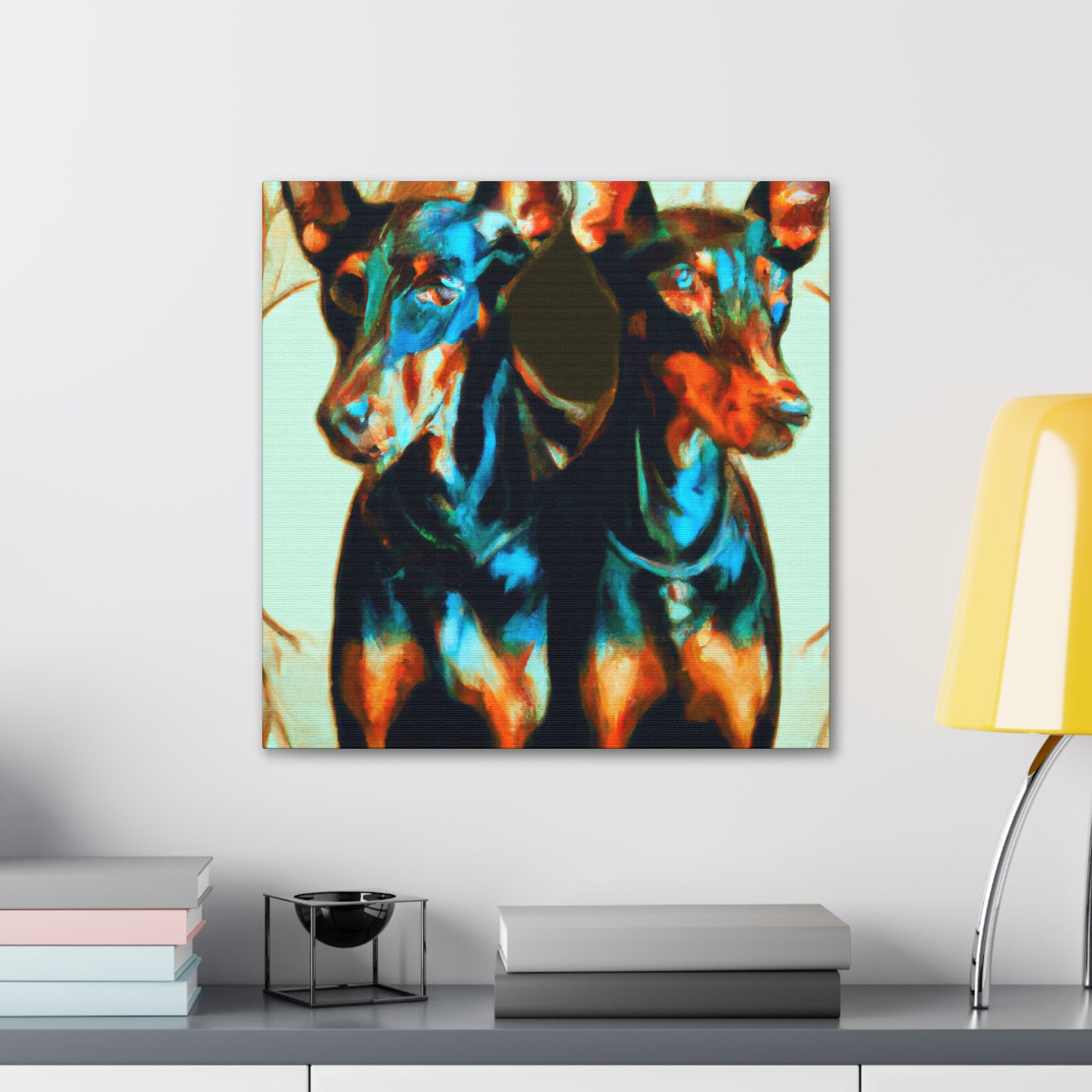 Fierce Doberman Loveliness - Canvas