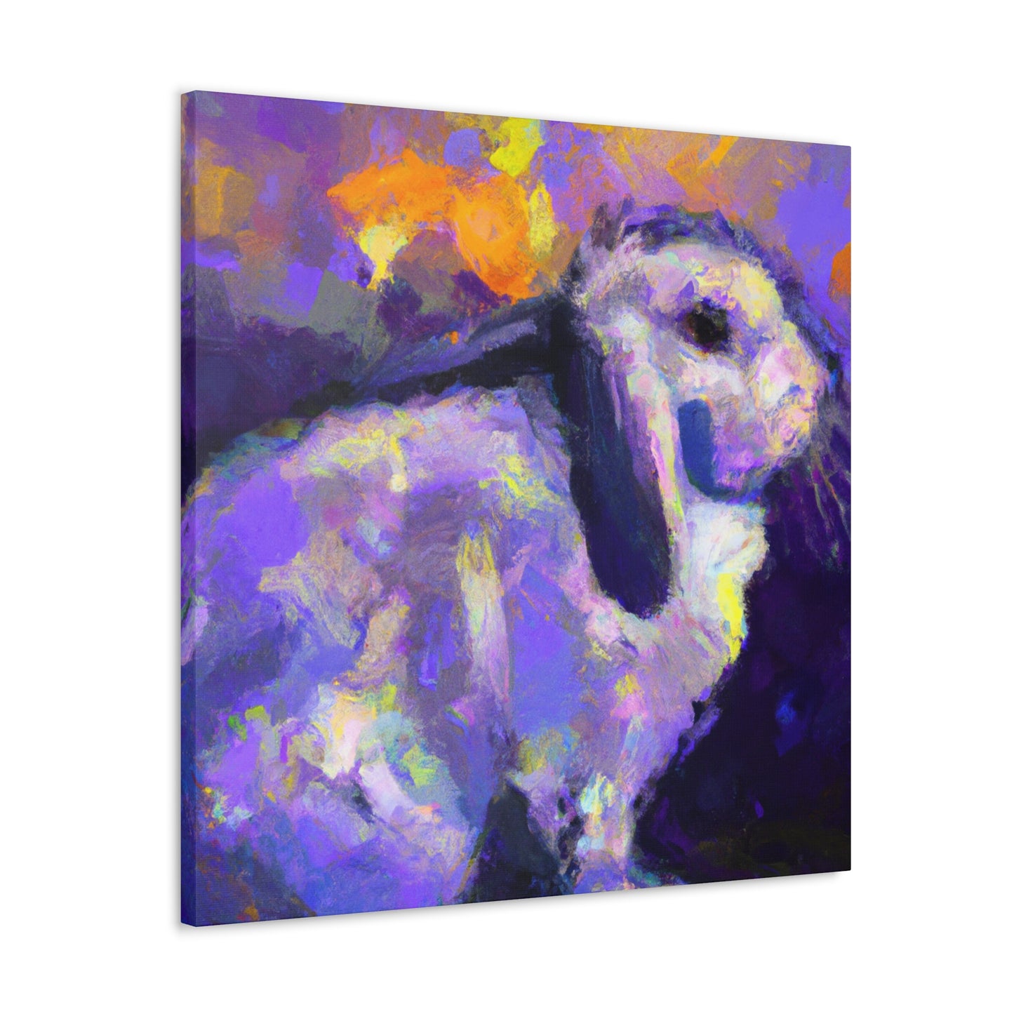 Rabbit in Springtime - Canvas