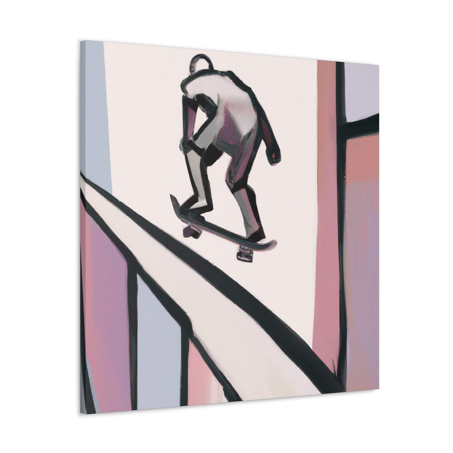 Skateboarding Expressionism - Canvas