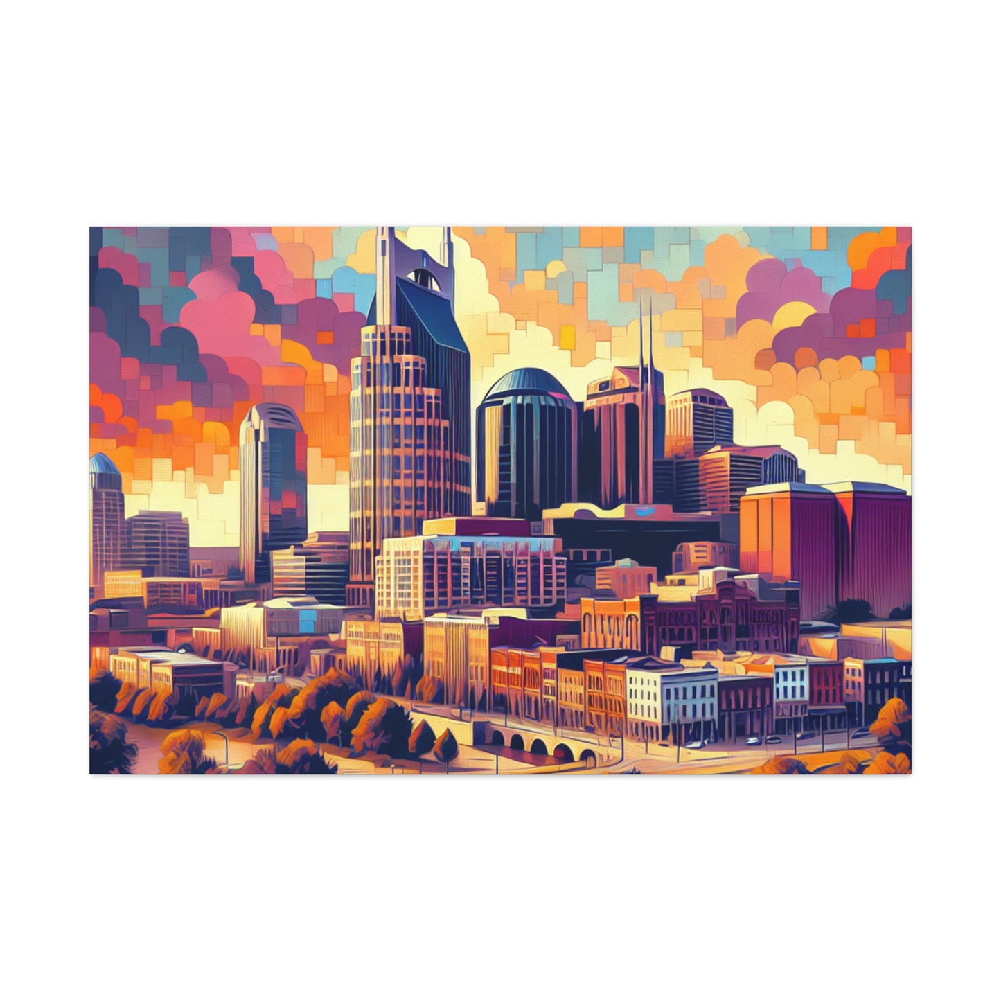 "Nashville Serene Vista" - Canvas