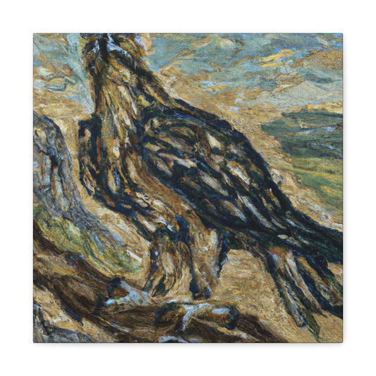 Golden Eagle Triumphant - Canvas