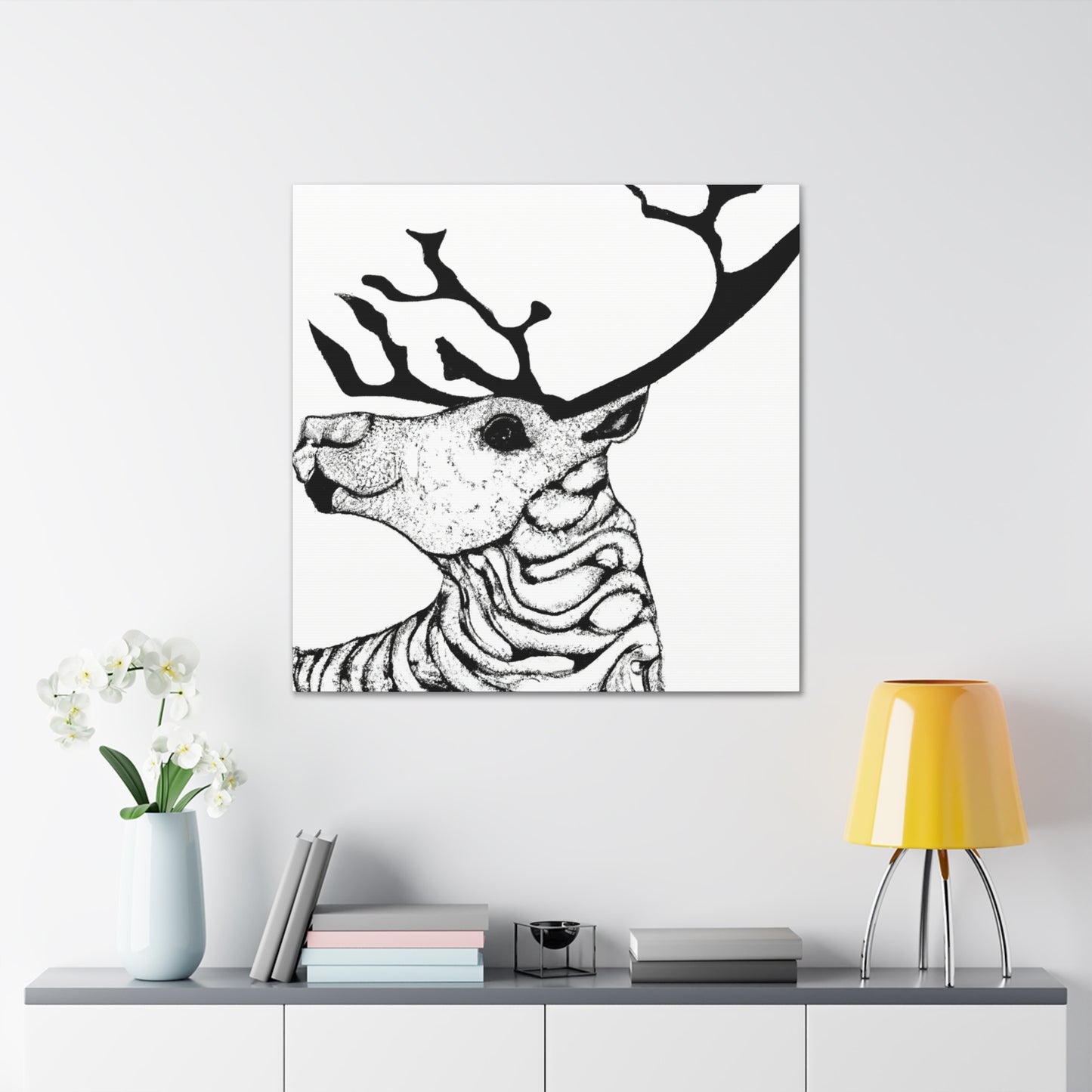 Reindeer in Dreamscape - Canvas