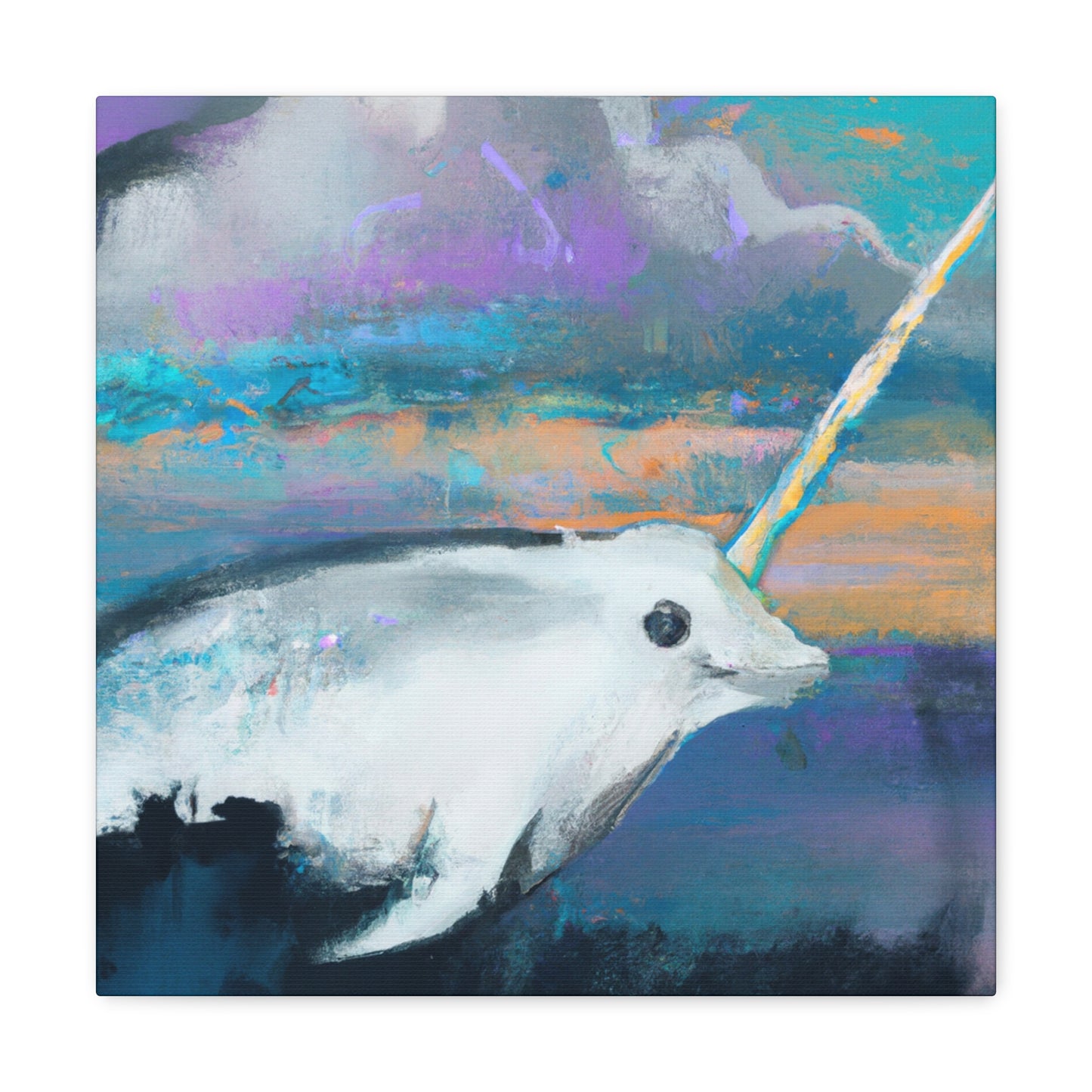 "Narwhal in Symphony." - Canvas