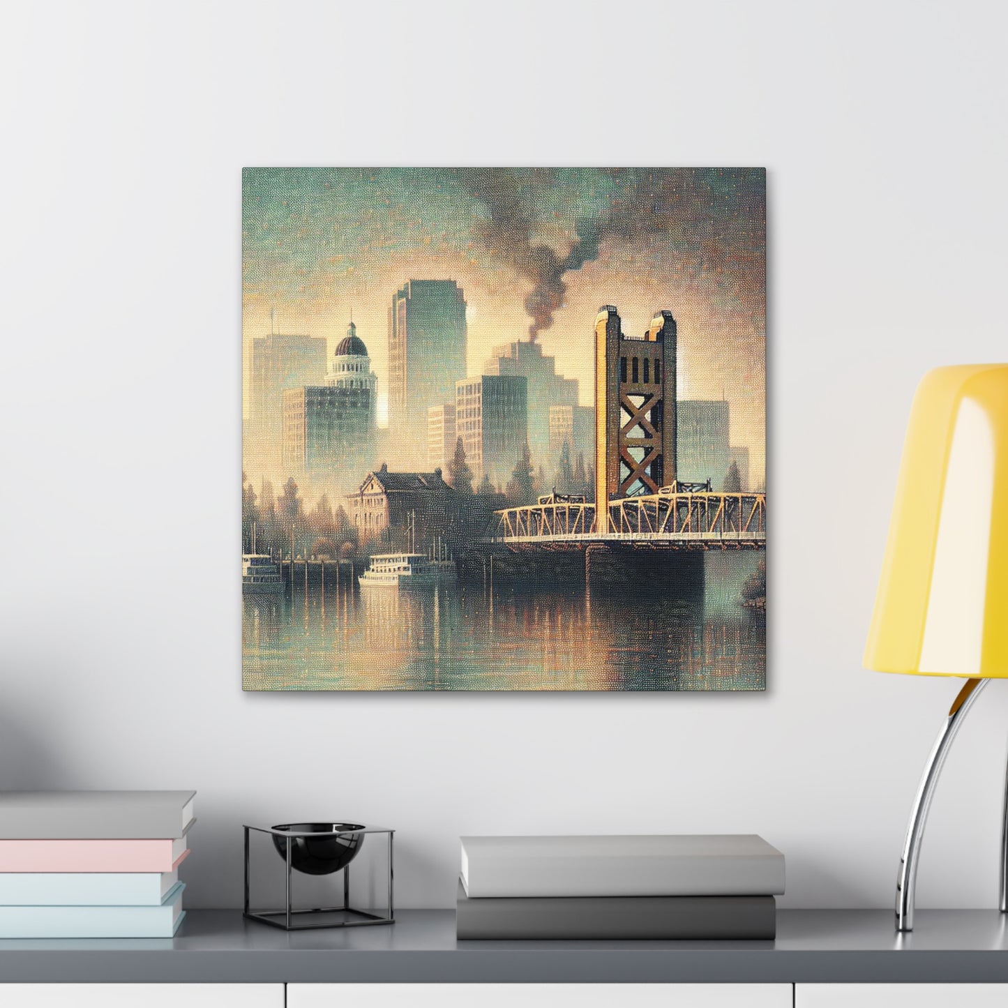 Golden Glow of Sacramento - Canvas