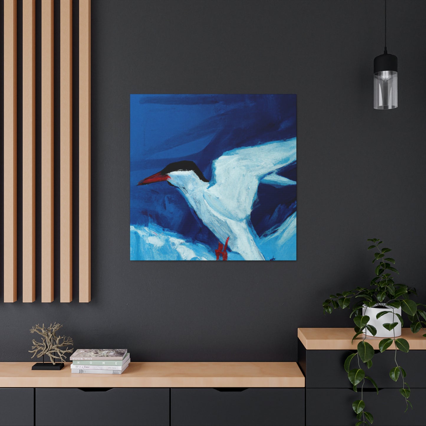 Arctic Tern Expressionism - Canvas