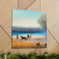 "Cattle Herding vista" - Canvas