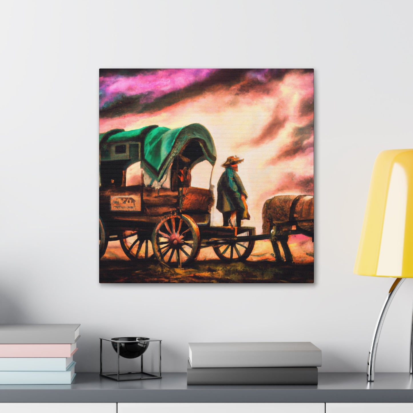 "Chuck Wagon Splendor" - Canvas