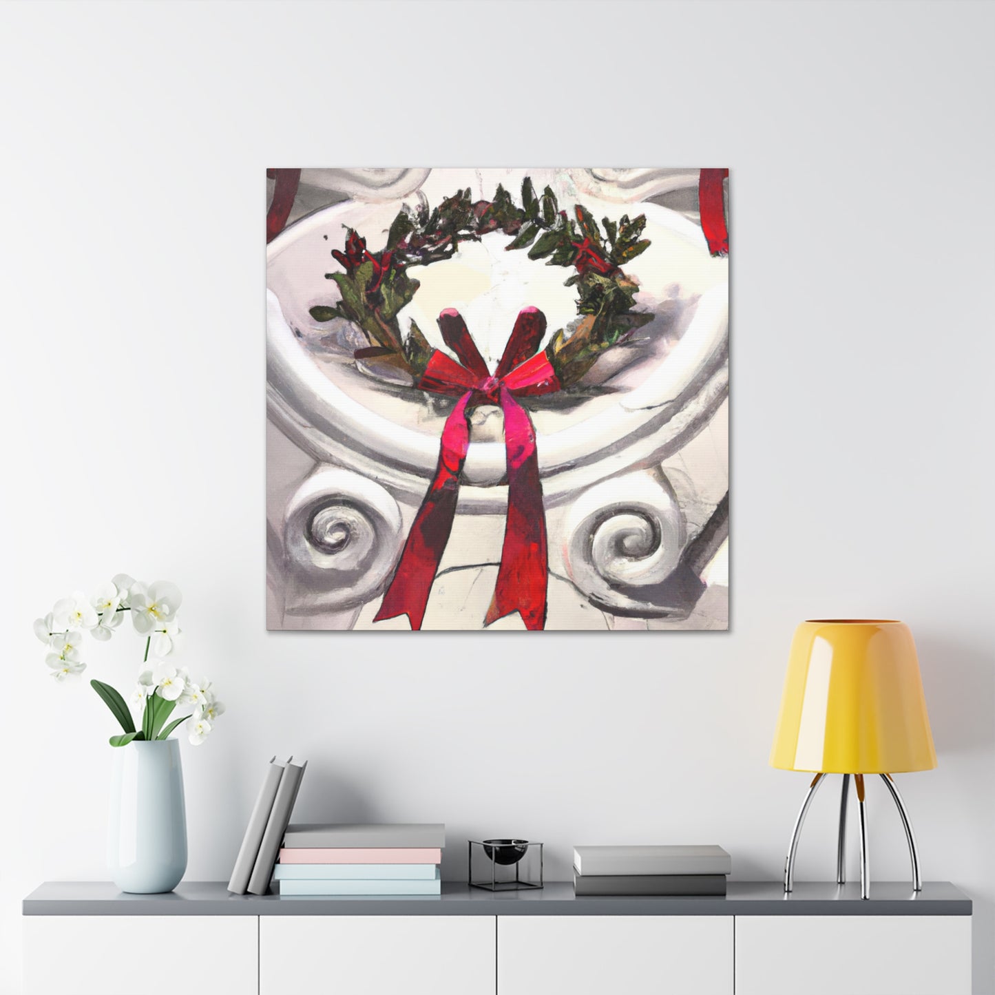 "Wreath of Abundant Joy" - Canvas