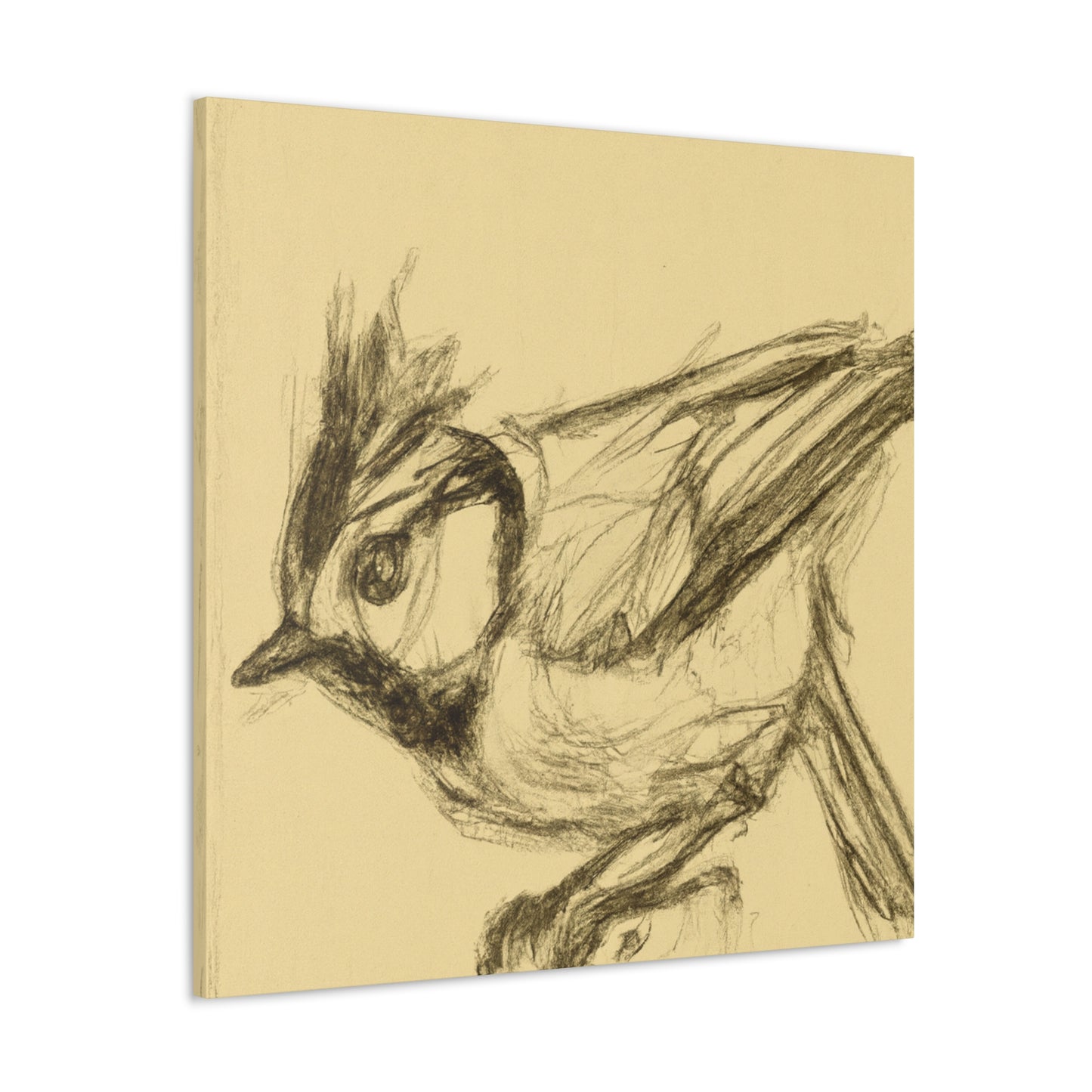 "Tufted Titmouse Splendor" - Canvas