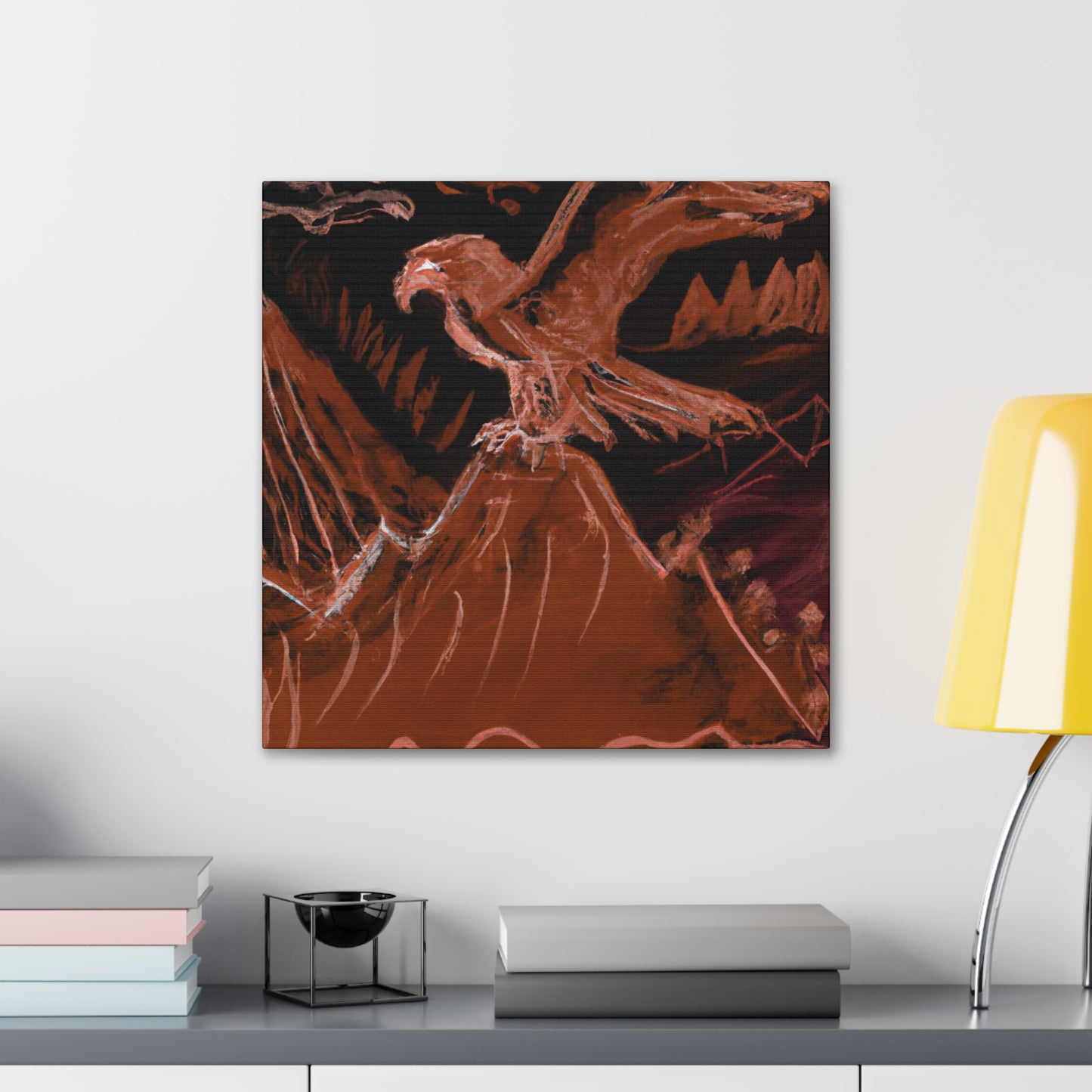 "Golden Eagle Triumphant" - Canvas