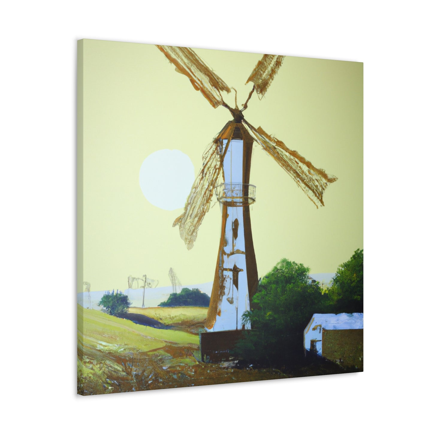 Windmill on the Hill - Canvas