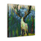 Majestic Elk Painting - Canvas