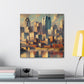 "Riverside Serenity: Cincinnati" - Canvas