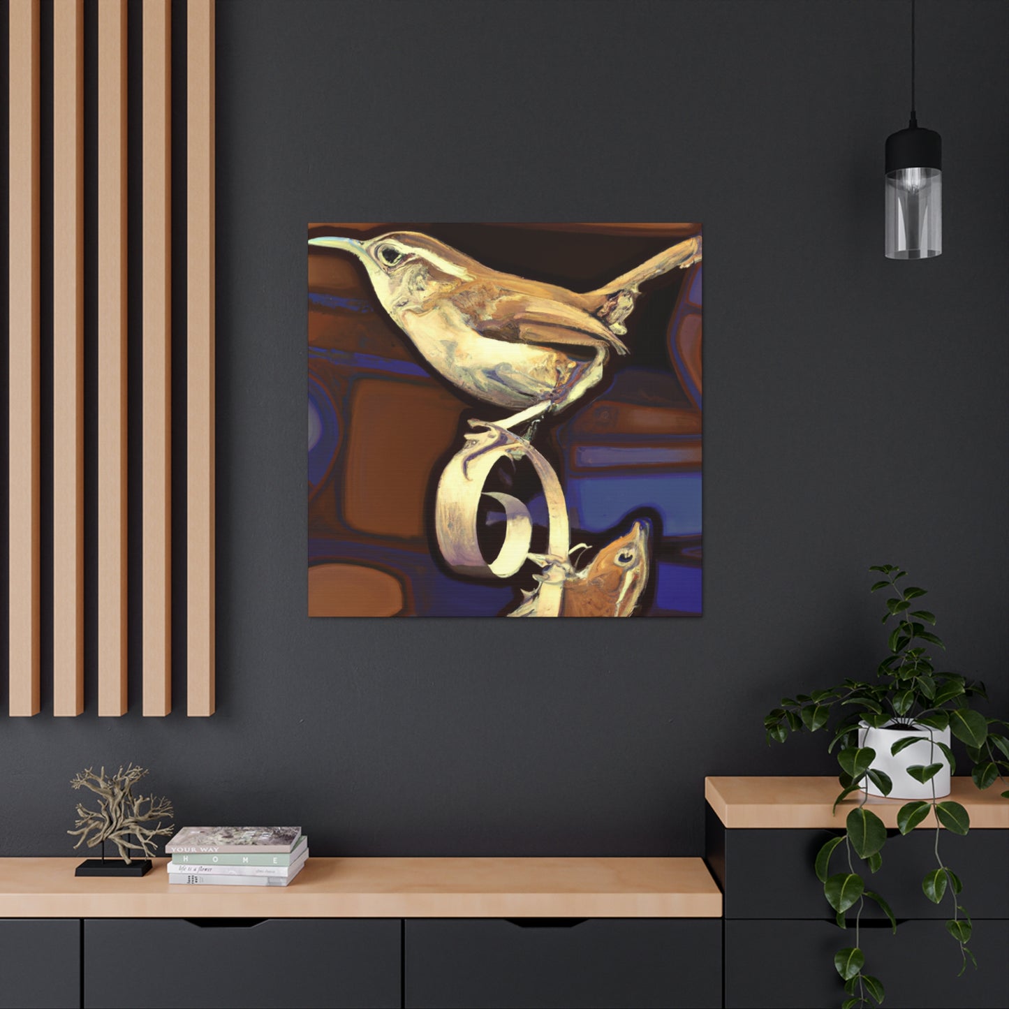 Carolina Wren Dreamscape - Canvas