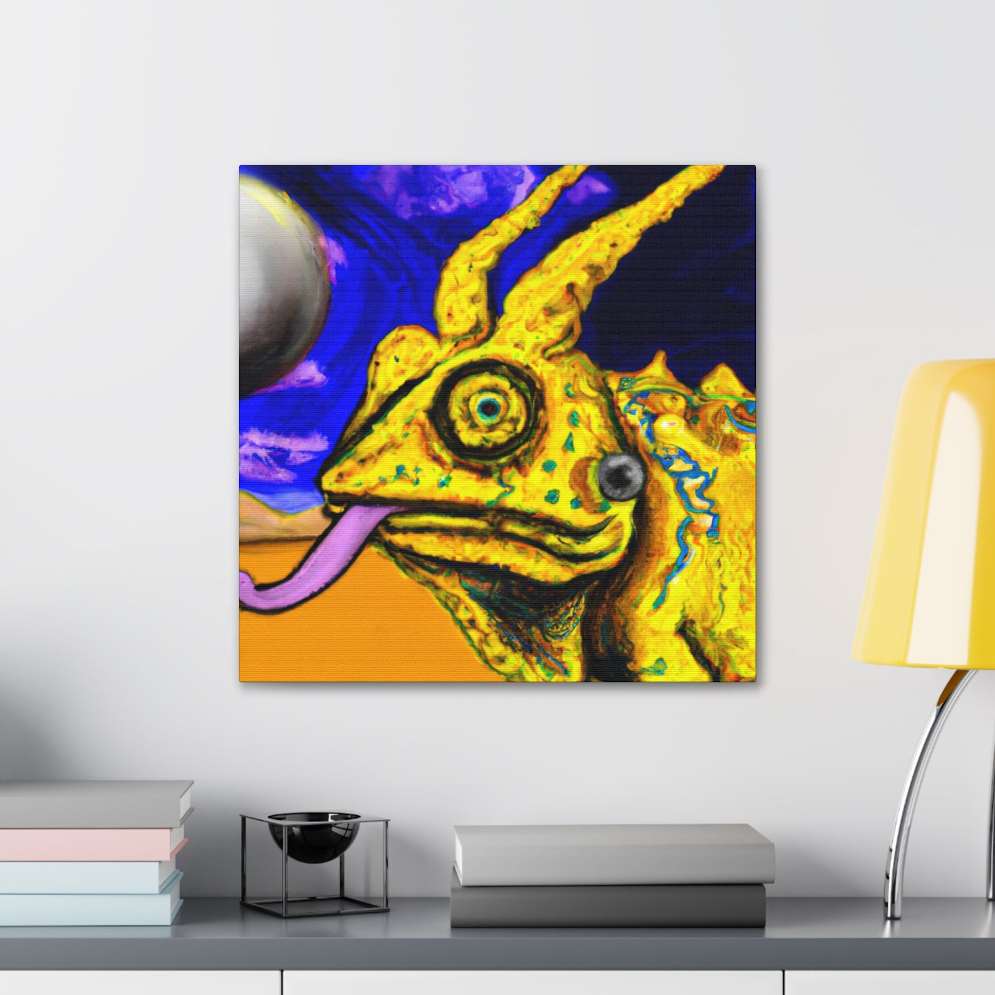 "Horned Lizard Fantasy Dream" - Canvas