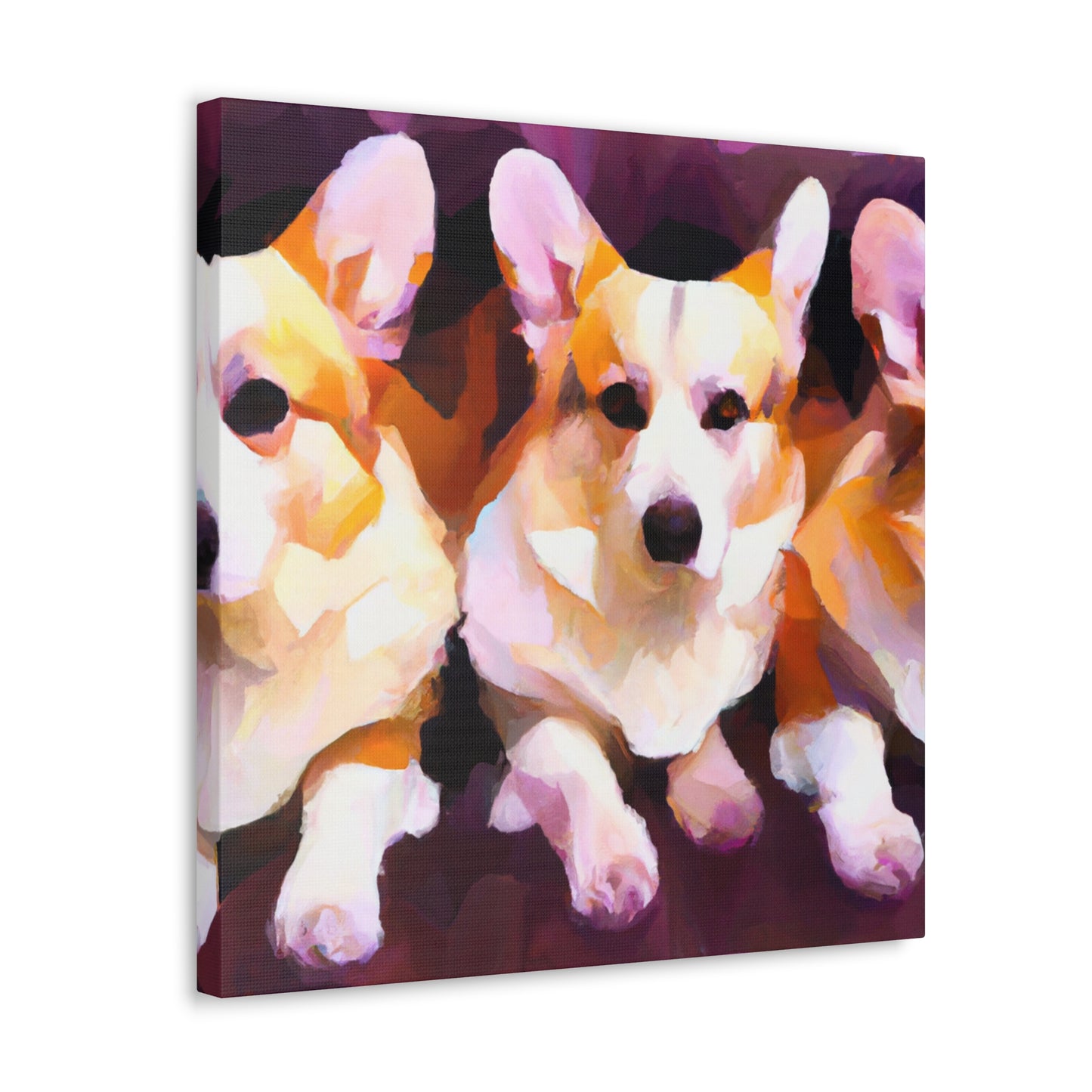 Corgi's Complicit Aloofness - Canvas