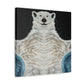 Polar Bear in Rococo - Canvas