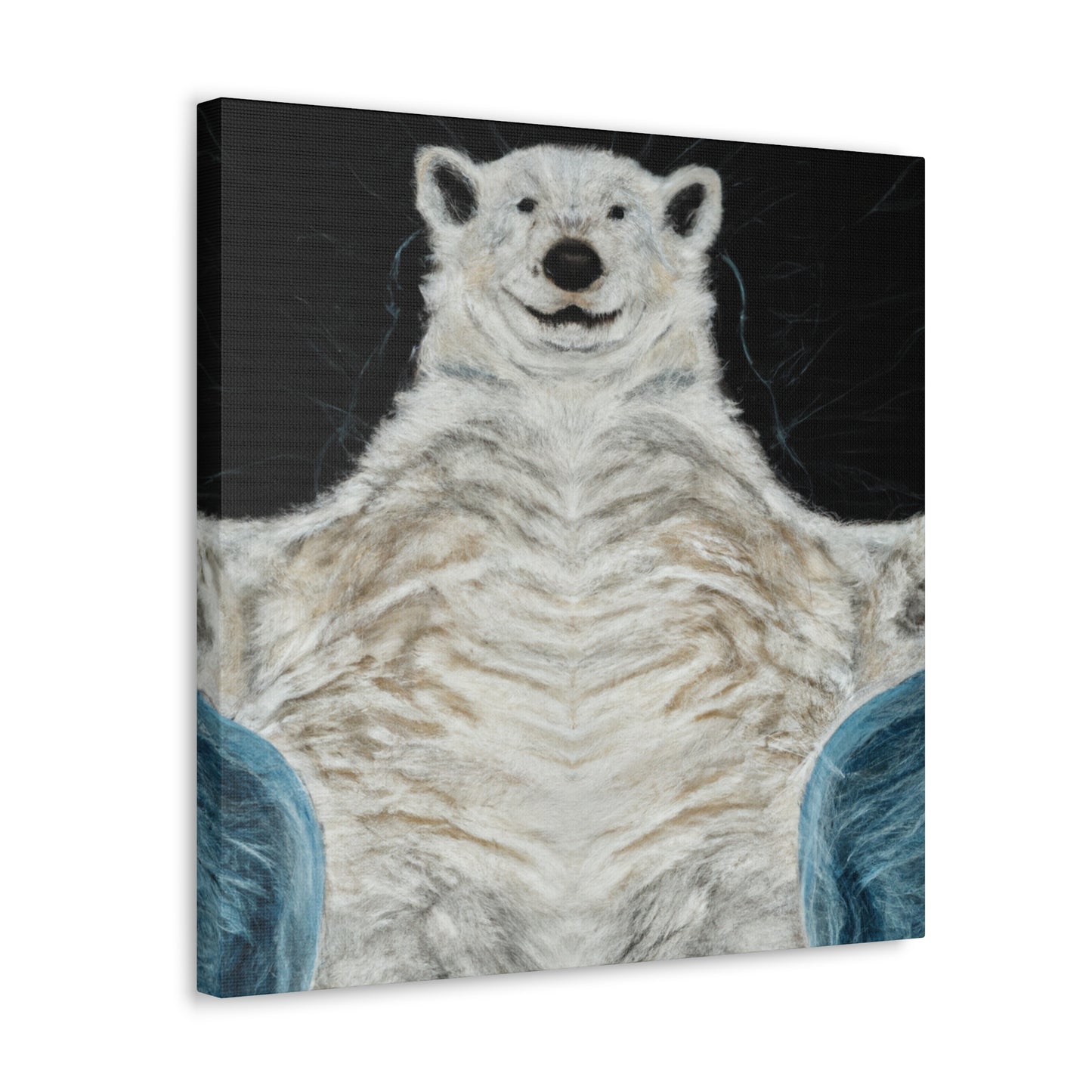 Polar Bear in Rococo - Canvas