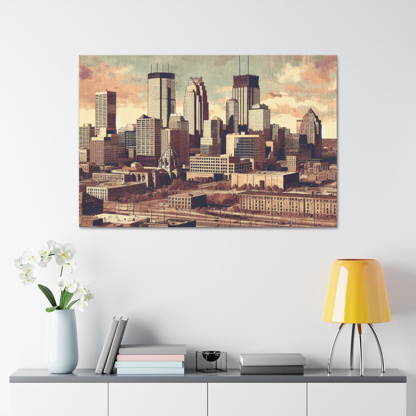 Urban Magnificence Unveiled - Canvas