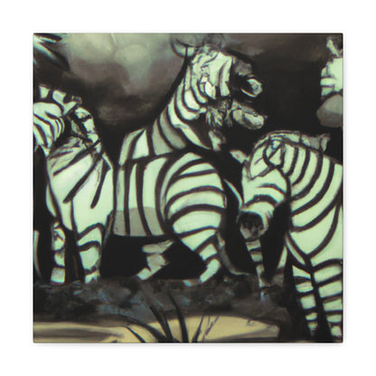 "Zebra in Expressionism" - Canvas