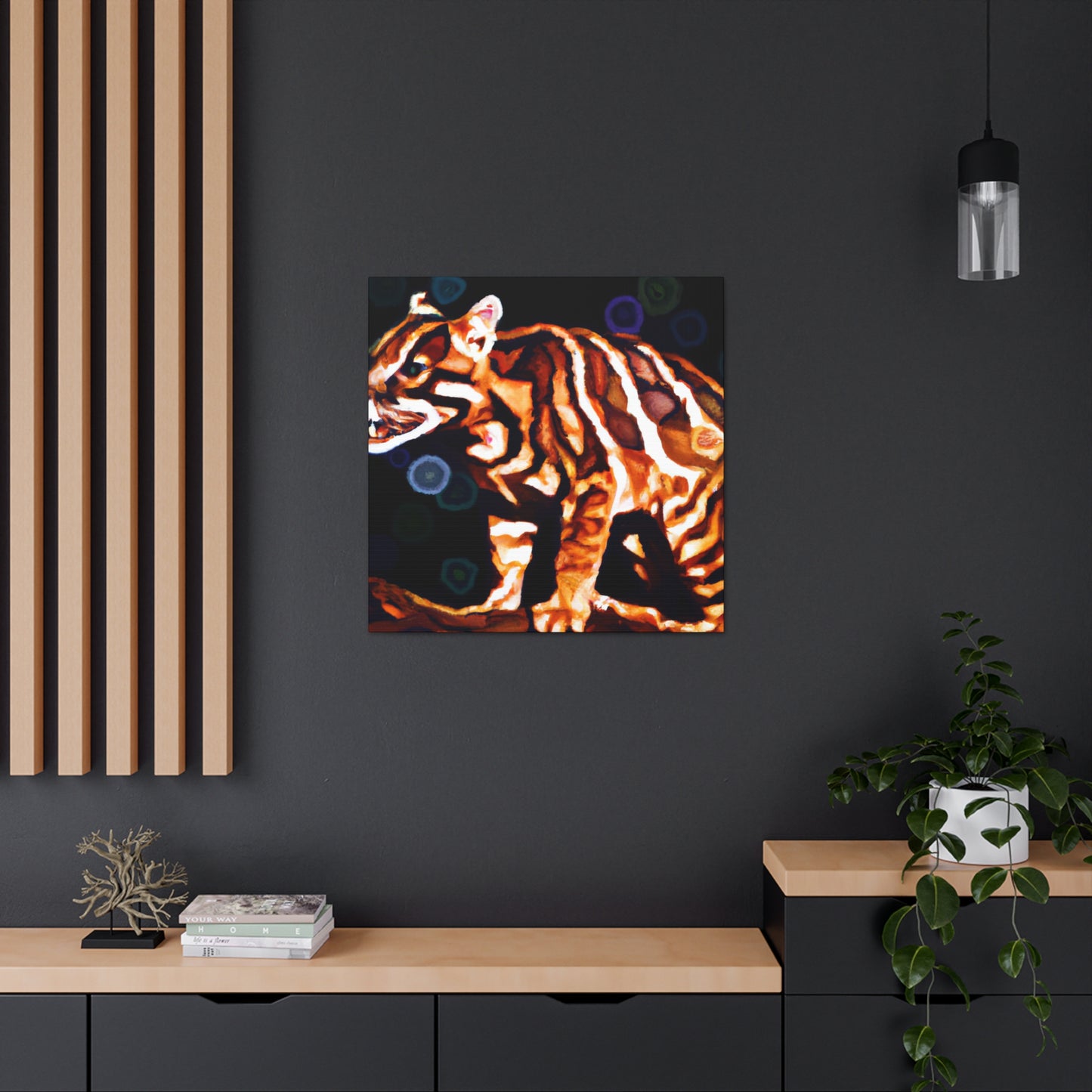 Tasmanian Tiger Reflection - Canvas