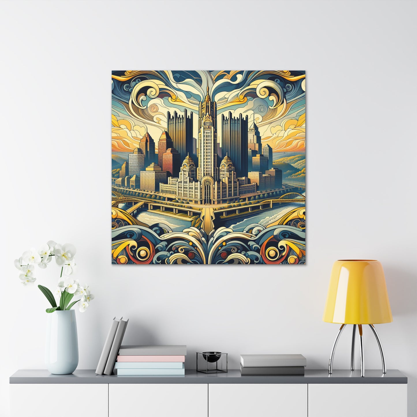 Steel City Symphony. - Canvas