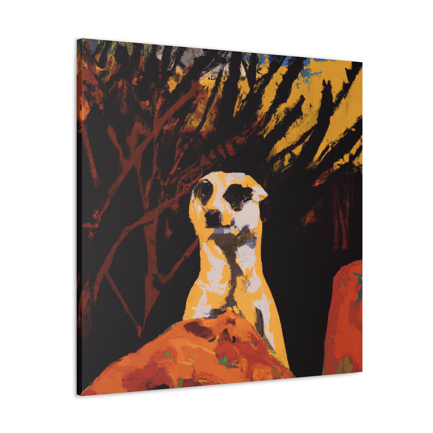 Meerkat Street Mural - Canvas