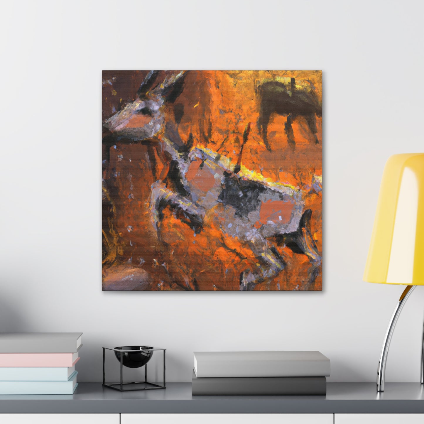 Wild Antelope Abstract - Canvas