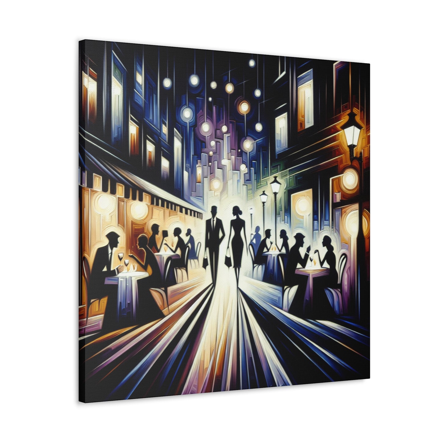 Moonlit Tango Oasis - Canvas