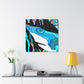 "Great White Shark Surge" - Canvas