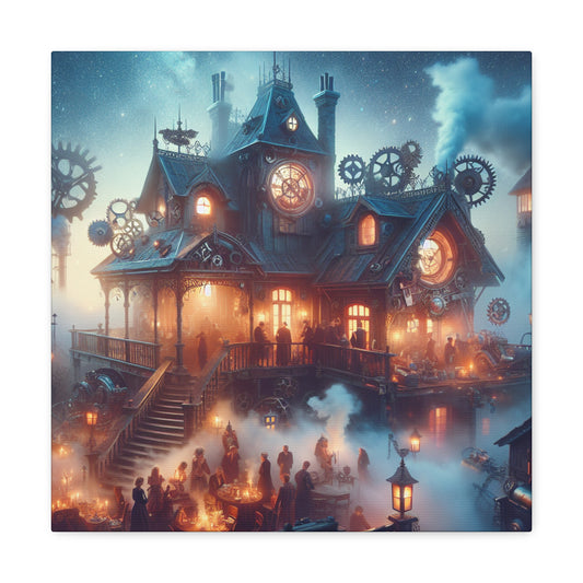 Ethereal Clockwork Soirée - Canvas