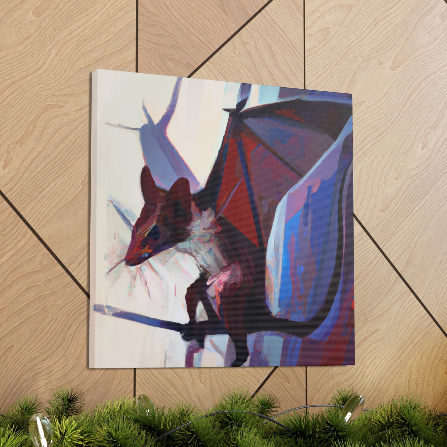 "Indian Flying Foxes Dance" - Canvas