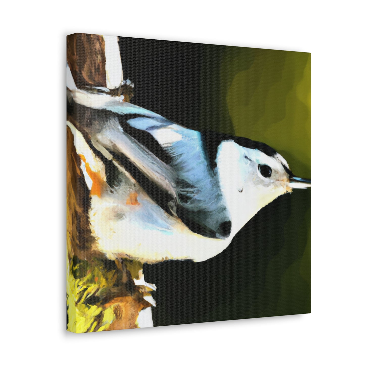 "White Breasted Nuthatch" - Canvas