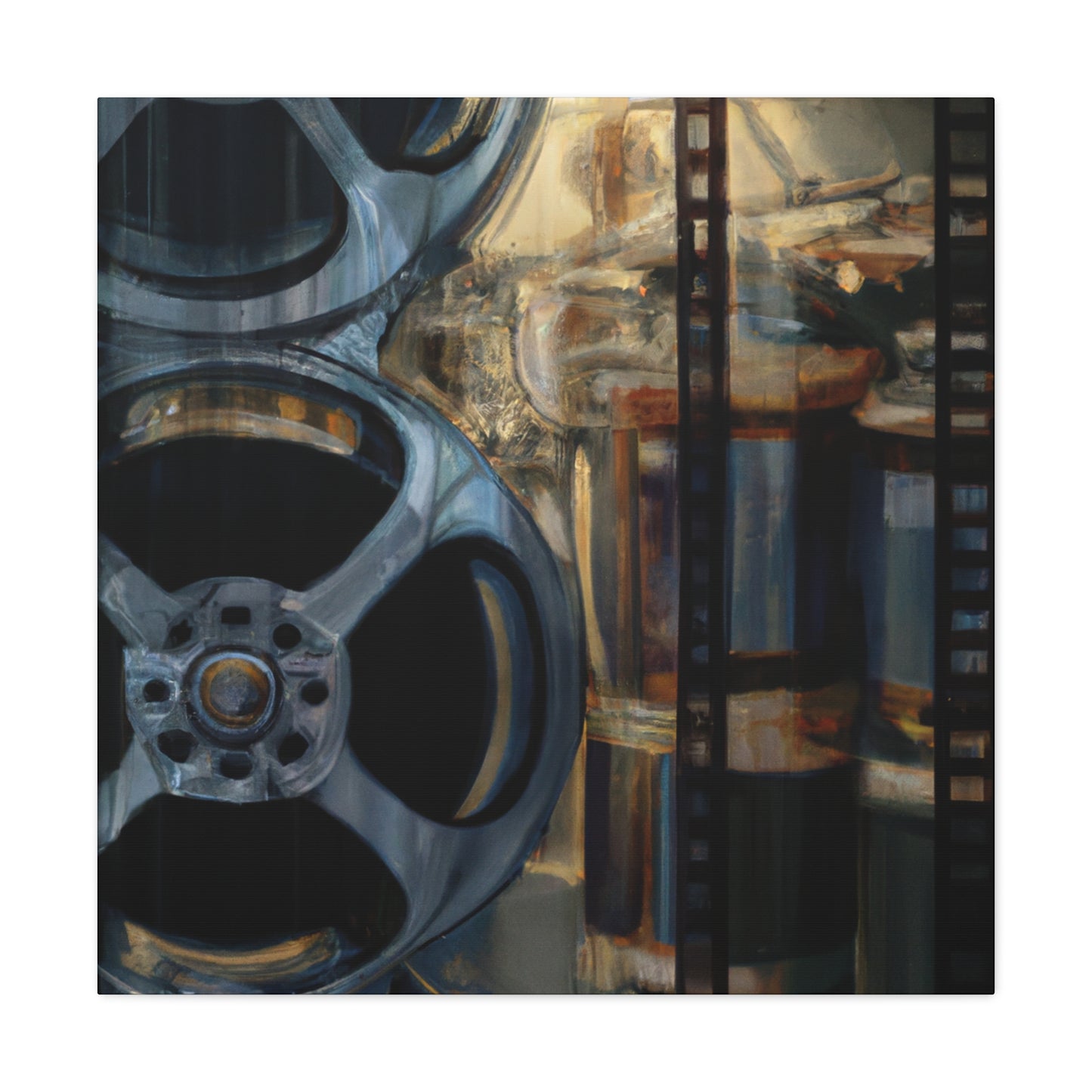 "Cinematic Movie Reel" - Canvas