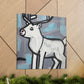 "Reindeer Winter Mural" - Canvas