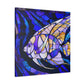 Aquatic Art Deco Angel - Canvas